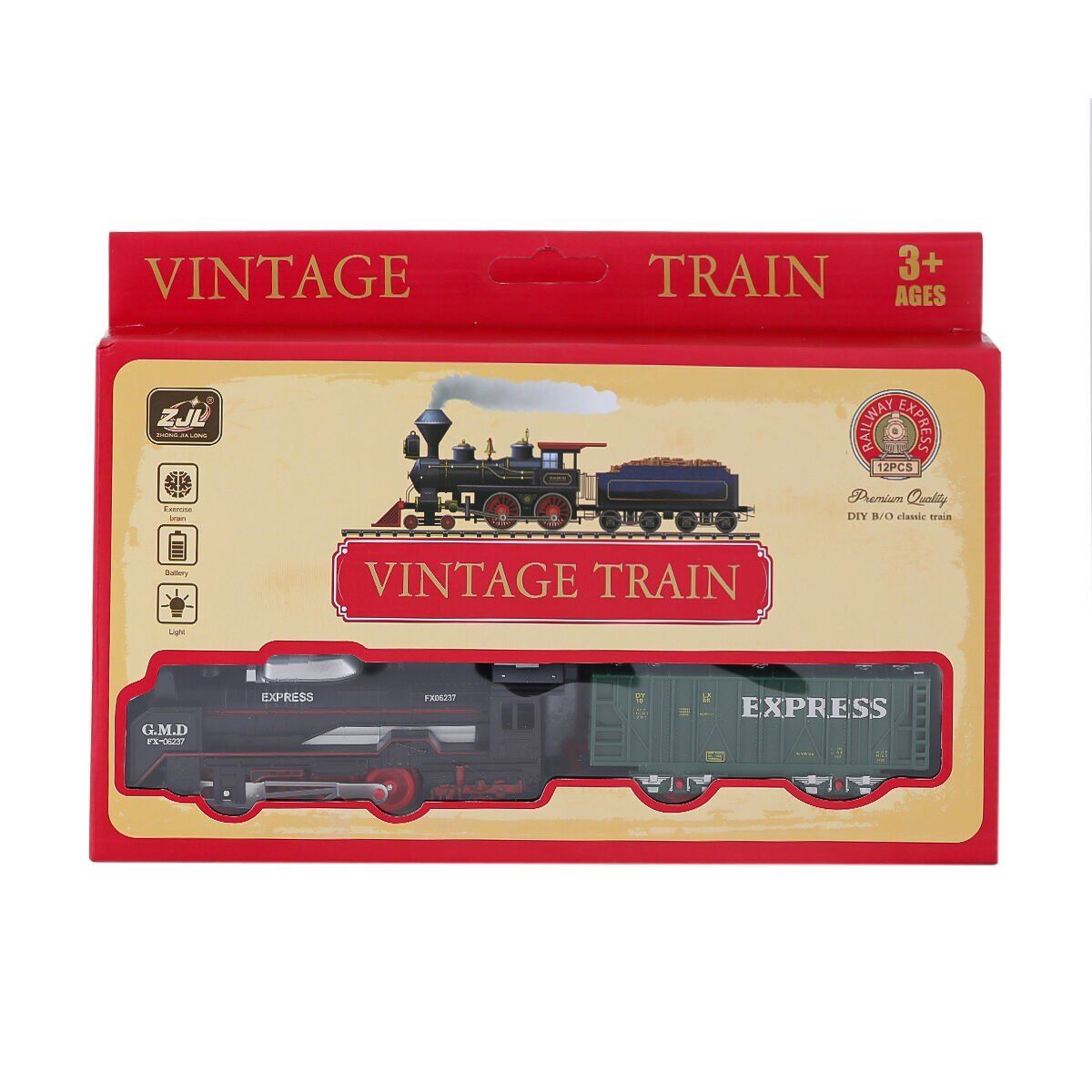 5299-78 KUTULU 12 PARÇA PİLLİ TREN