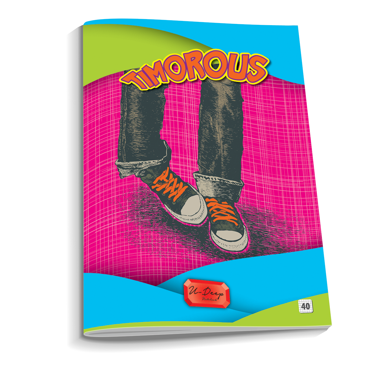 U-Deep 40/1 A4 Boy Çizgili Metod Defteri 12li