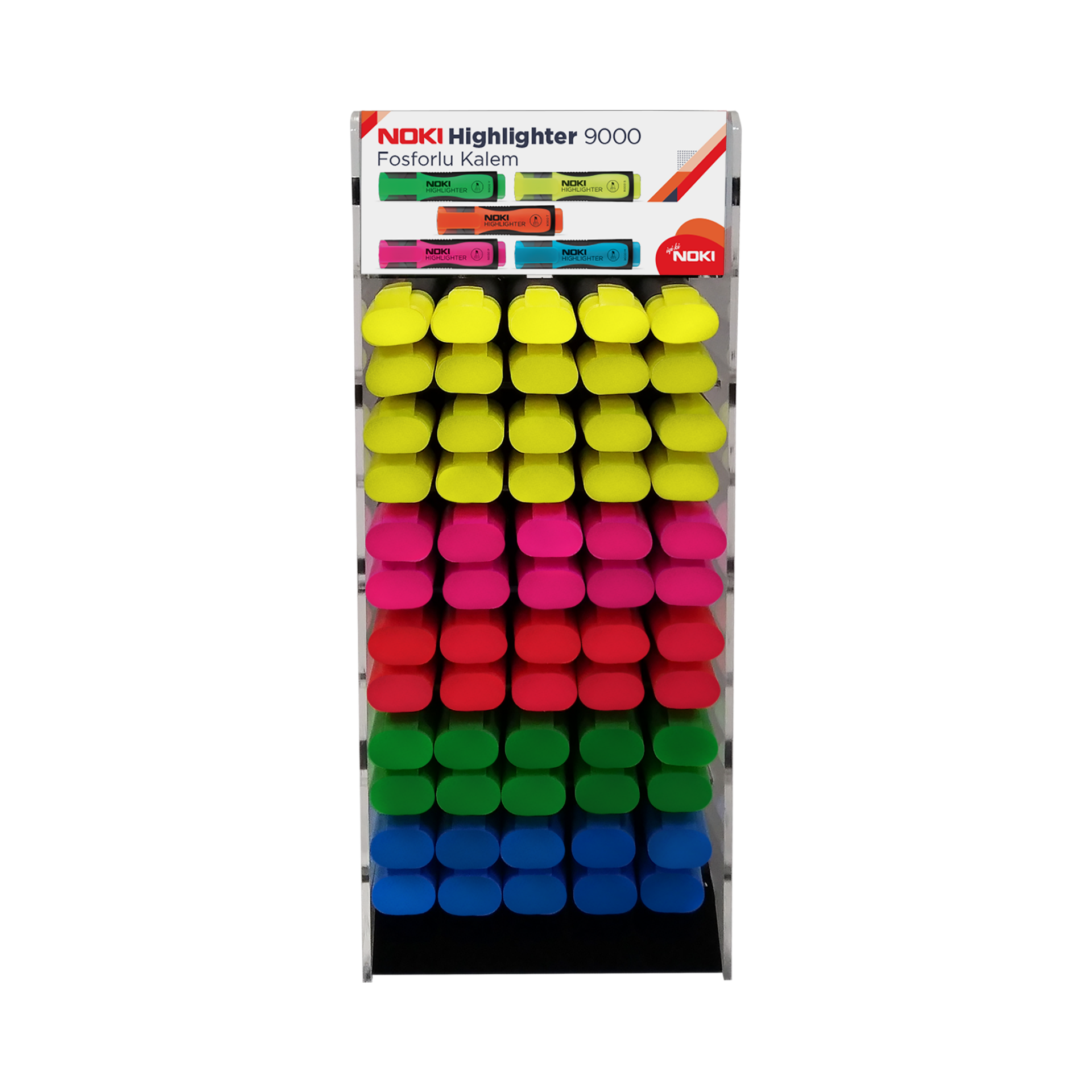 9000-180/Noki Fosforlu Kalem 180li Standlı