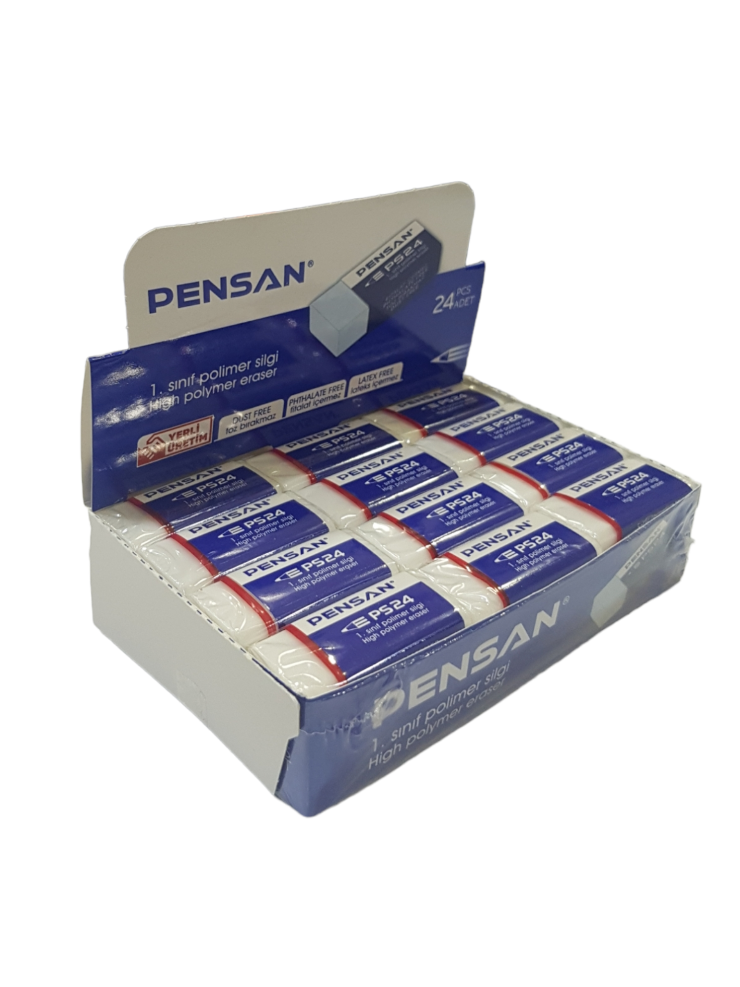 Pensan Beyaz PS-24 Silgi 24 Lü