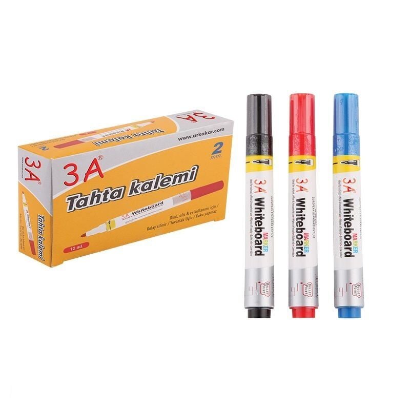 1135-3A Beyaz Tahta Kalemi 12li