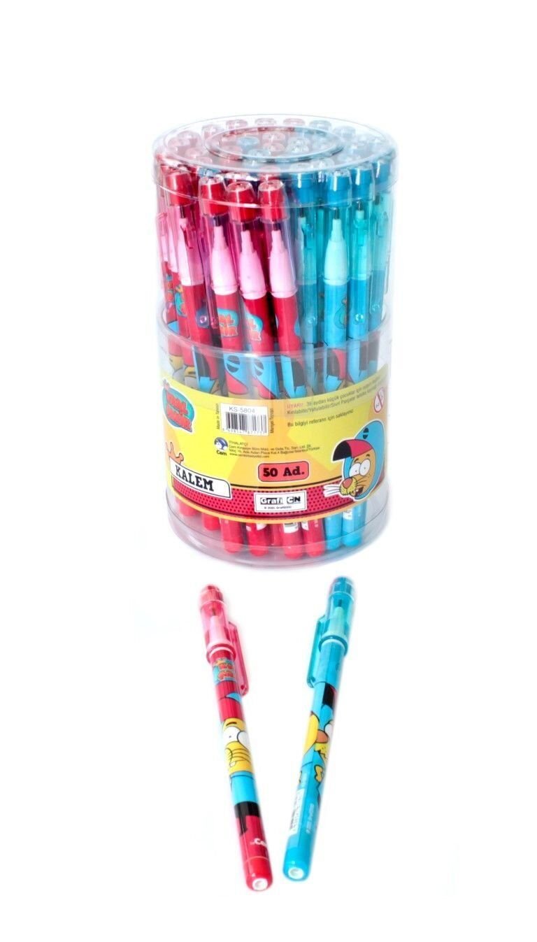 KRAL SAKIR KS-5804 SILGILI GECMELI KALEM 50 LI