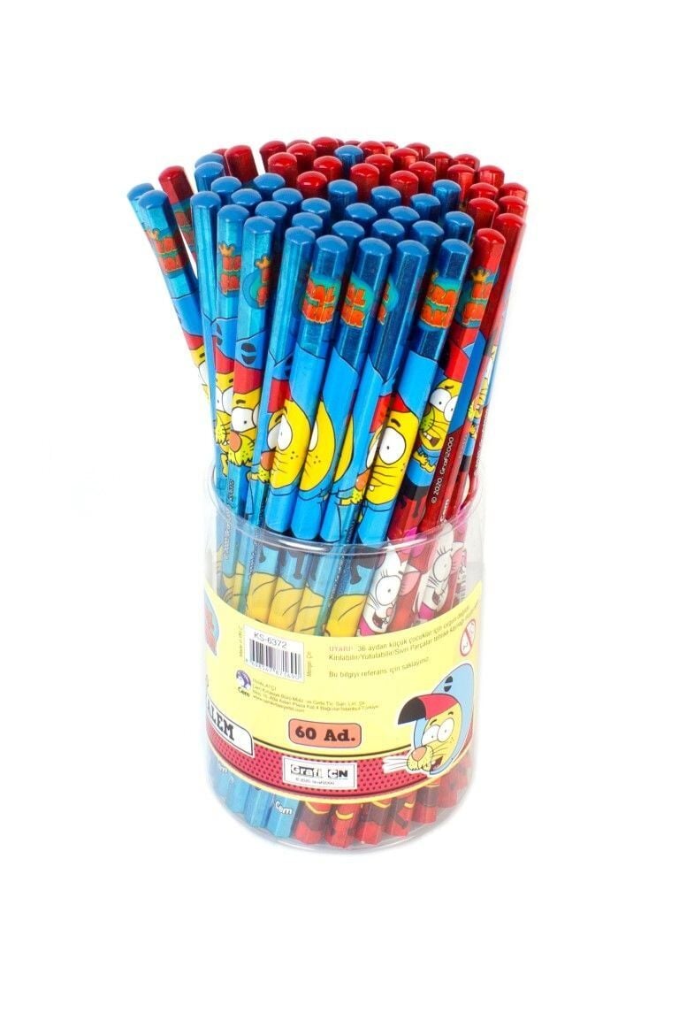 KRAL SAKIR KS-6372 KURSUN KALEM 60 LI