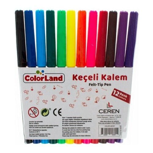 COLORLAND KECELI KALEM 12 RENK