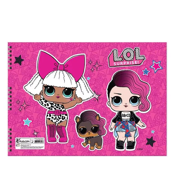 300215-93/L.O.L. 25X35 SP.RESIM DEFTERI 15 YP