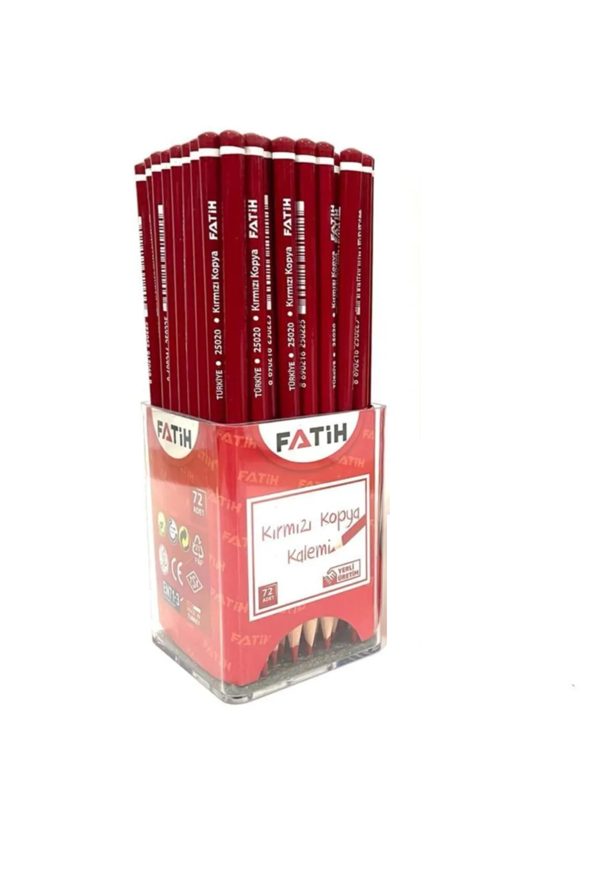 FATIH KIRMIZI KOPYA KALEMI 72 LI