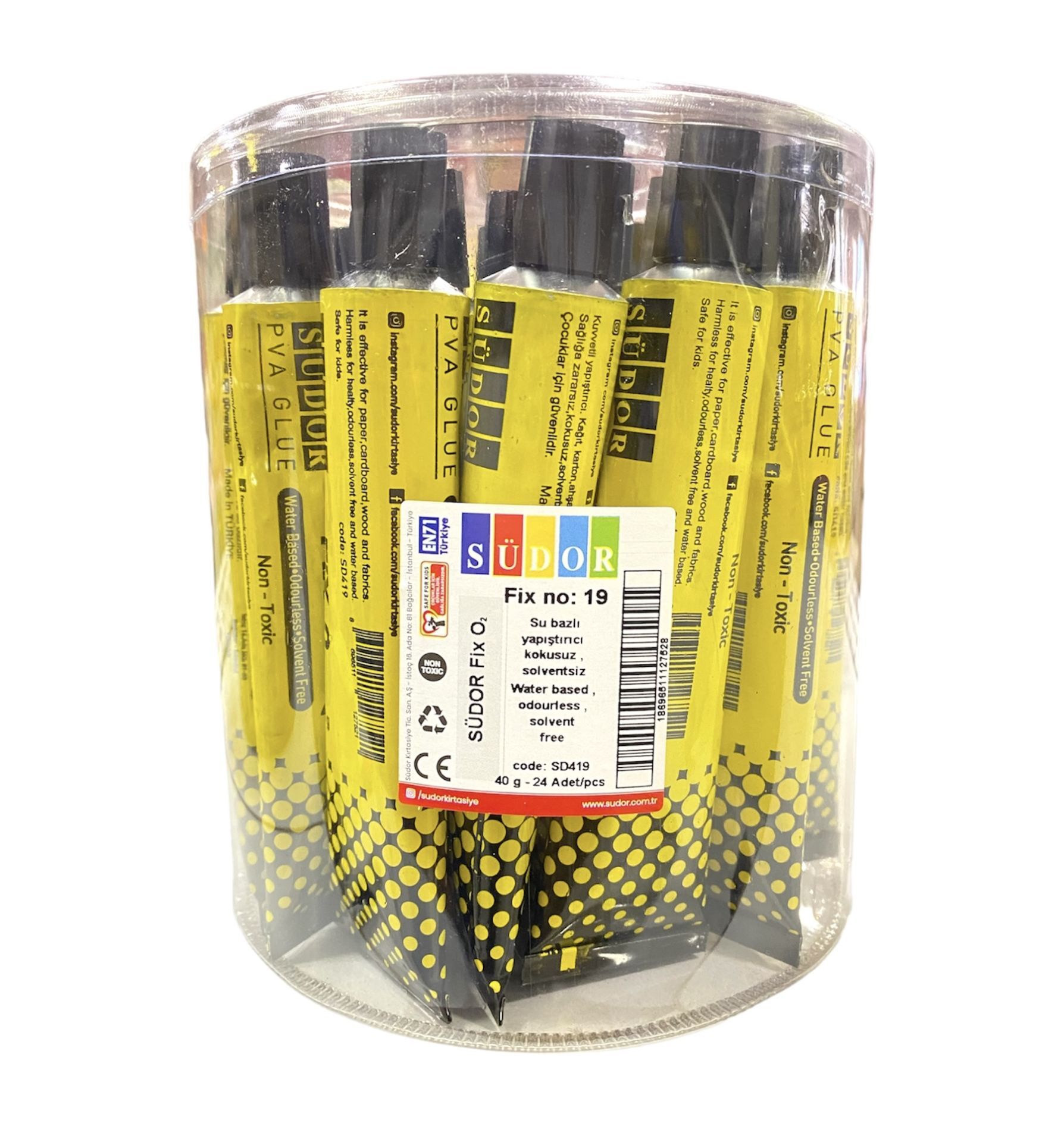 SD419-SUDOR 40 GR.SOLVENTSİZ SIVI YAPISTIRICI 24AD