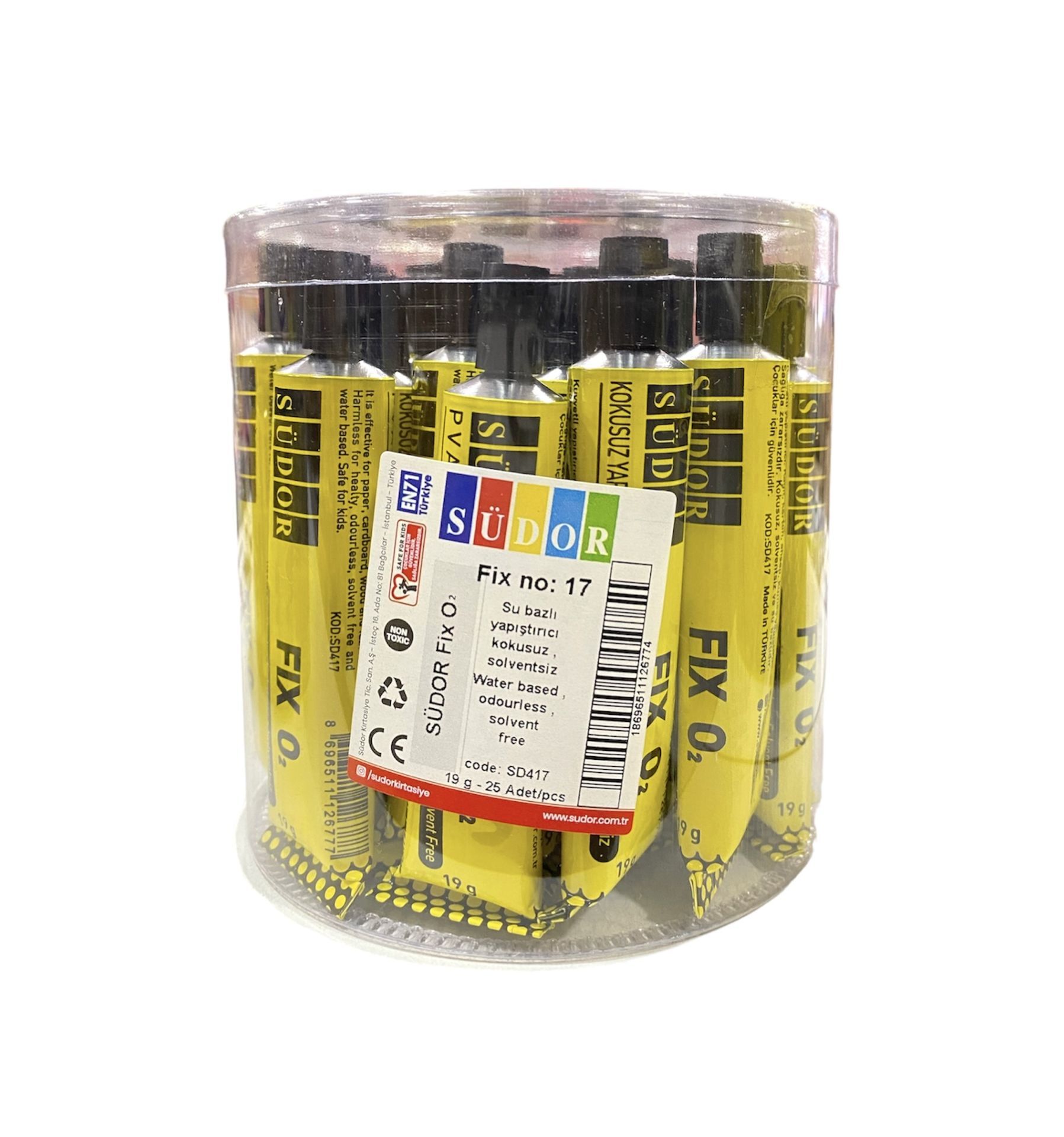 SD417-YAPISTIRICI FIX NO:7 (19 G) SU BAZLI (25 AD)