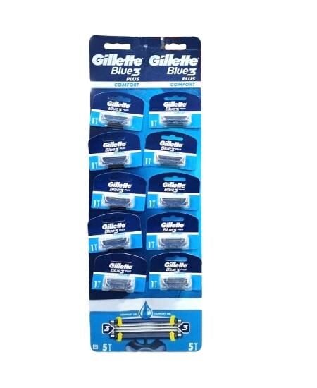 GILLETTE BLUE 3 KARTELA 10 LU