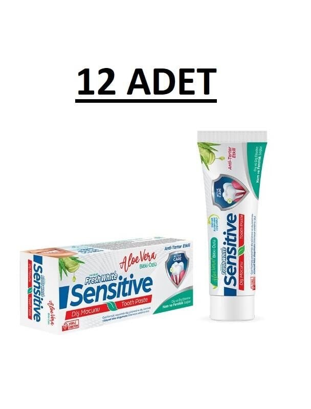 FAVORI DIS MACUNU SENSITIVE ALOE VERA 90 GR. 12 Lİ