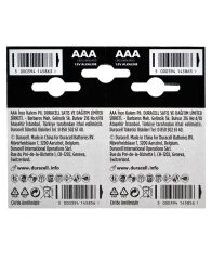 DURACELL AAA ALKALİN İNCE PİL 20 Lİ KARTELA