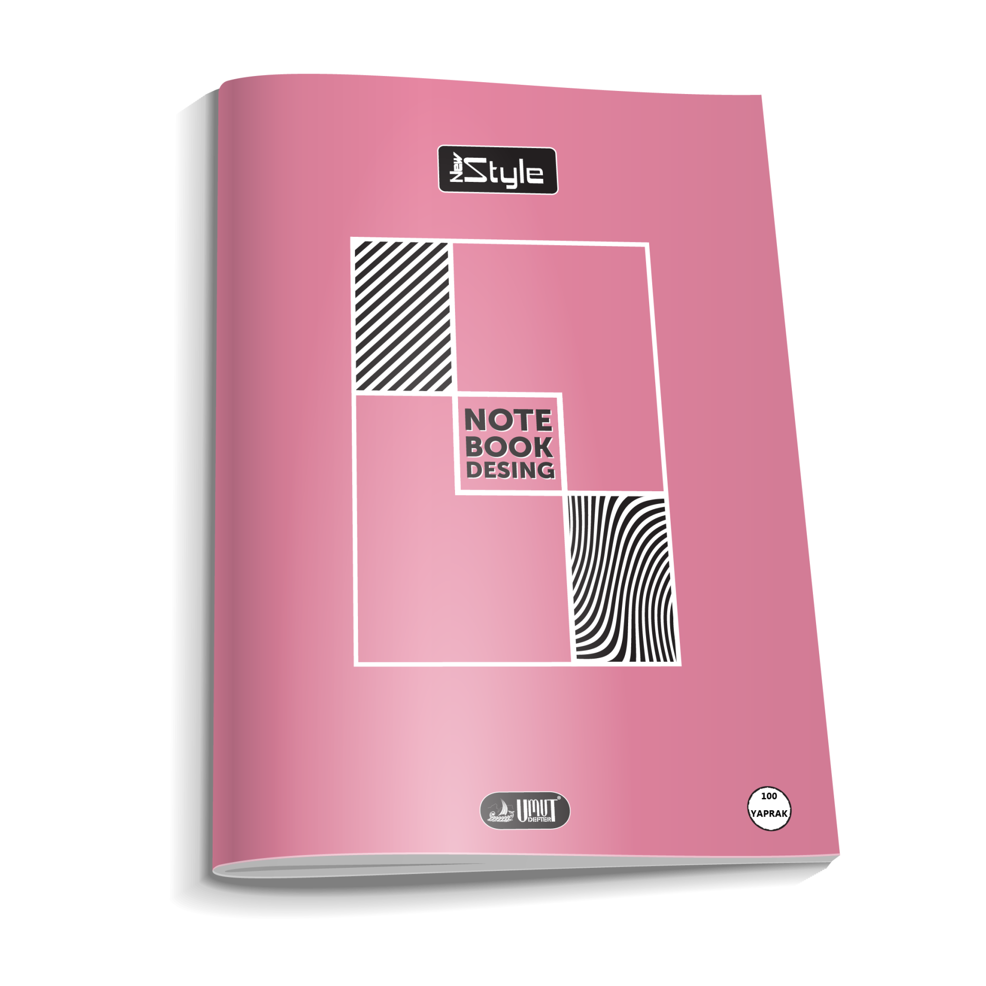 100/1 A-4 Plastik Kapak Çizgili Metod Defteri 12li