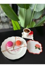 Rainbow Kahve Yanı Sunum Peçetesi 6 Adet