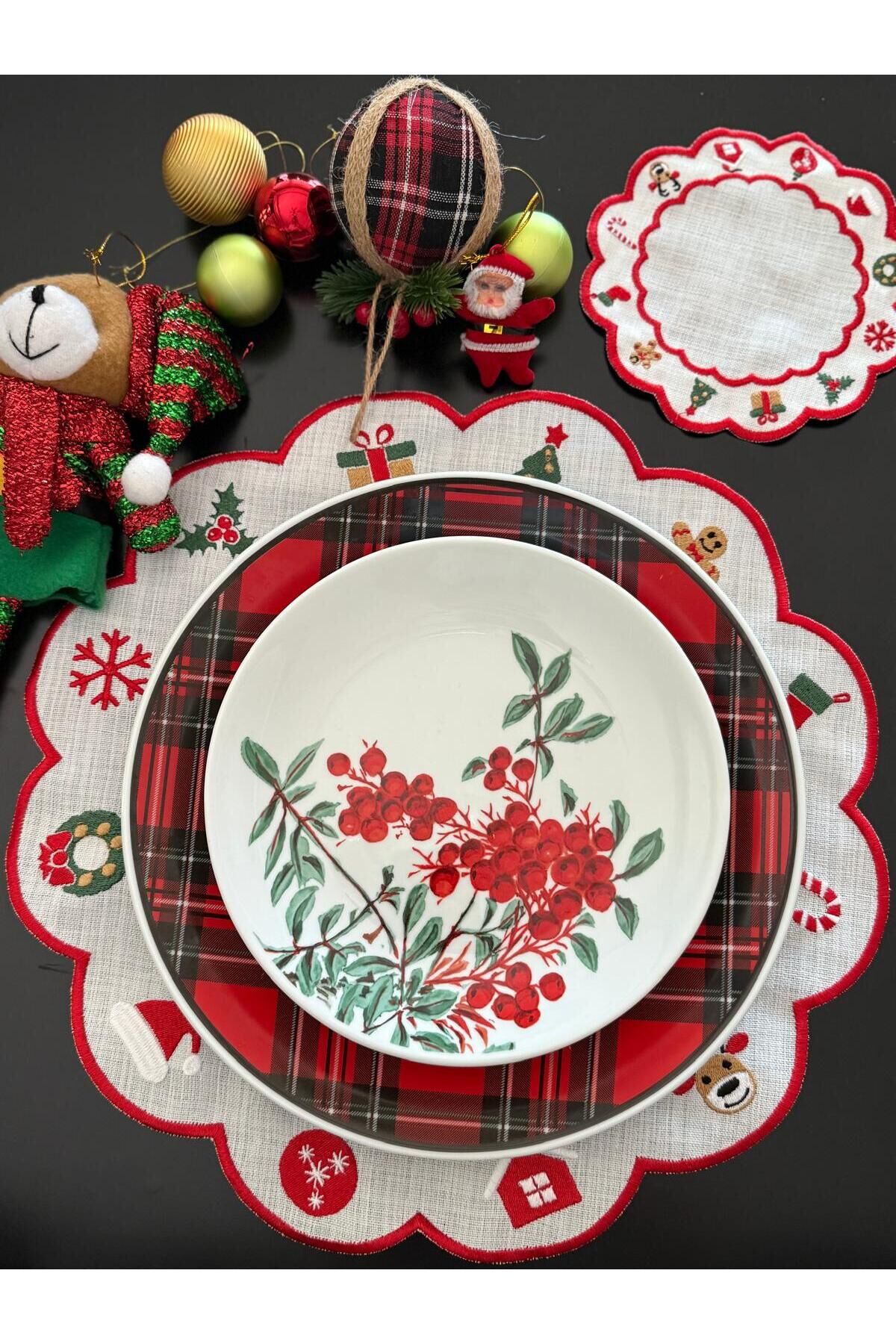 Santa Yeni Yıl Amerikan 6 Kişilik