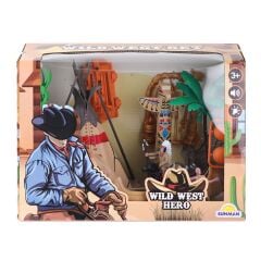 4339 Kızılderili Sesli Işıklı Kovboy Oyun Seti