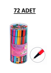 Masis S5604 Trio Pen Fineliner Kalem 72 Adet