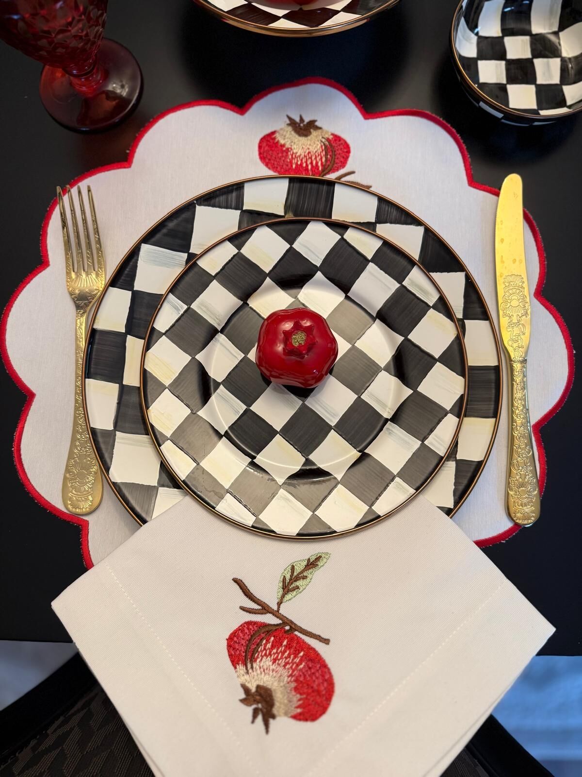 Nar Model Peçete - 2 Adet