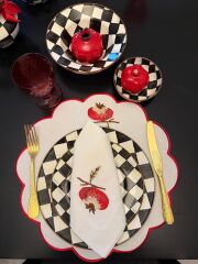 Nar Model Peçete - 2 Adet