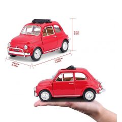 22099 Burago Fiat 500L 168 Kırmızı 1:24 -Sunman