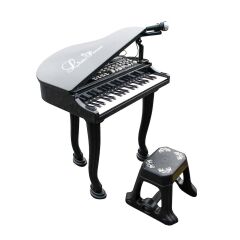 BAO-1403B 0237 Mikrofonlu 37 Tuşlu Mp3 Çalar Büyük Siyah Piyano