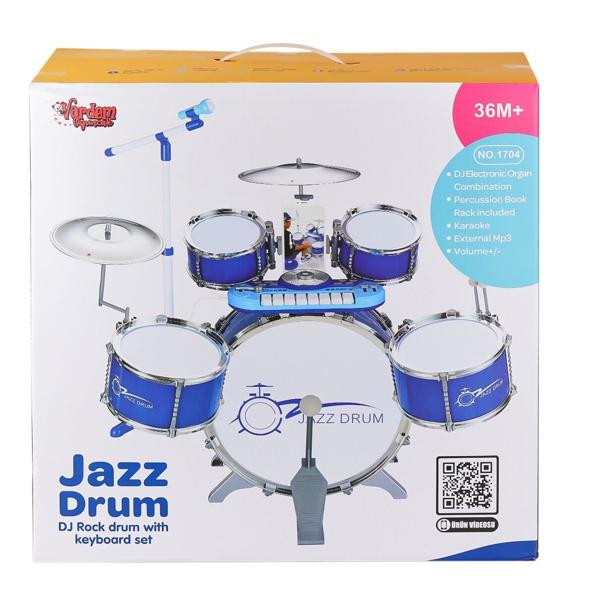 BAO-1704 Bateri Seti MP3 ve Mikrofonlu