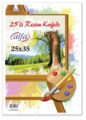 Alfa Resim Kağıdı 25X35 25li