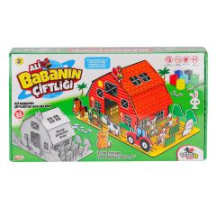 8202 Ali Babanın Çiftliği 3D Puzzle ve Boyama -Totteriq