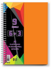 U-Deep 6+3 Sp Pp Kapak Ayraçlı Defter *22*