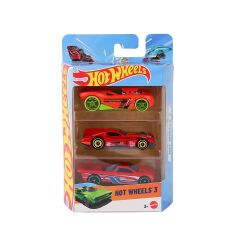 K5904 Hot Wheels 3'lü Araba Seti