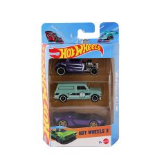 K5904 Hot Wheels 3'lü Araba Seti