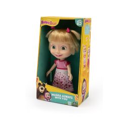 MHA41000 Maşa ve Koca Ayı - 23 cm Masha Doğum Günü Bebeği