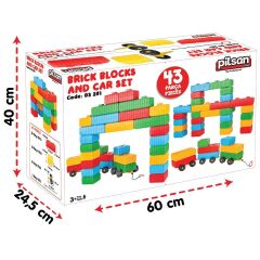 03251 TUĞLA BLOK VE ARABA SETİ S172117281