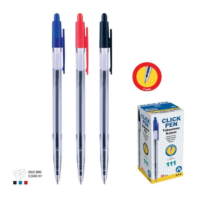 111-TUKENMEZ KALEM (OTOMATIK ) 60 LI