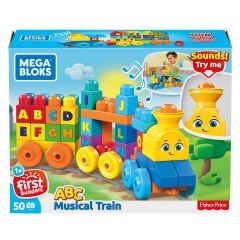 FWK22 MEGA BLOKS® Müzikli Alfabe Treni 50 parça +1 yaş