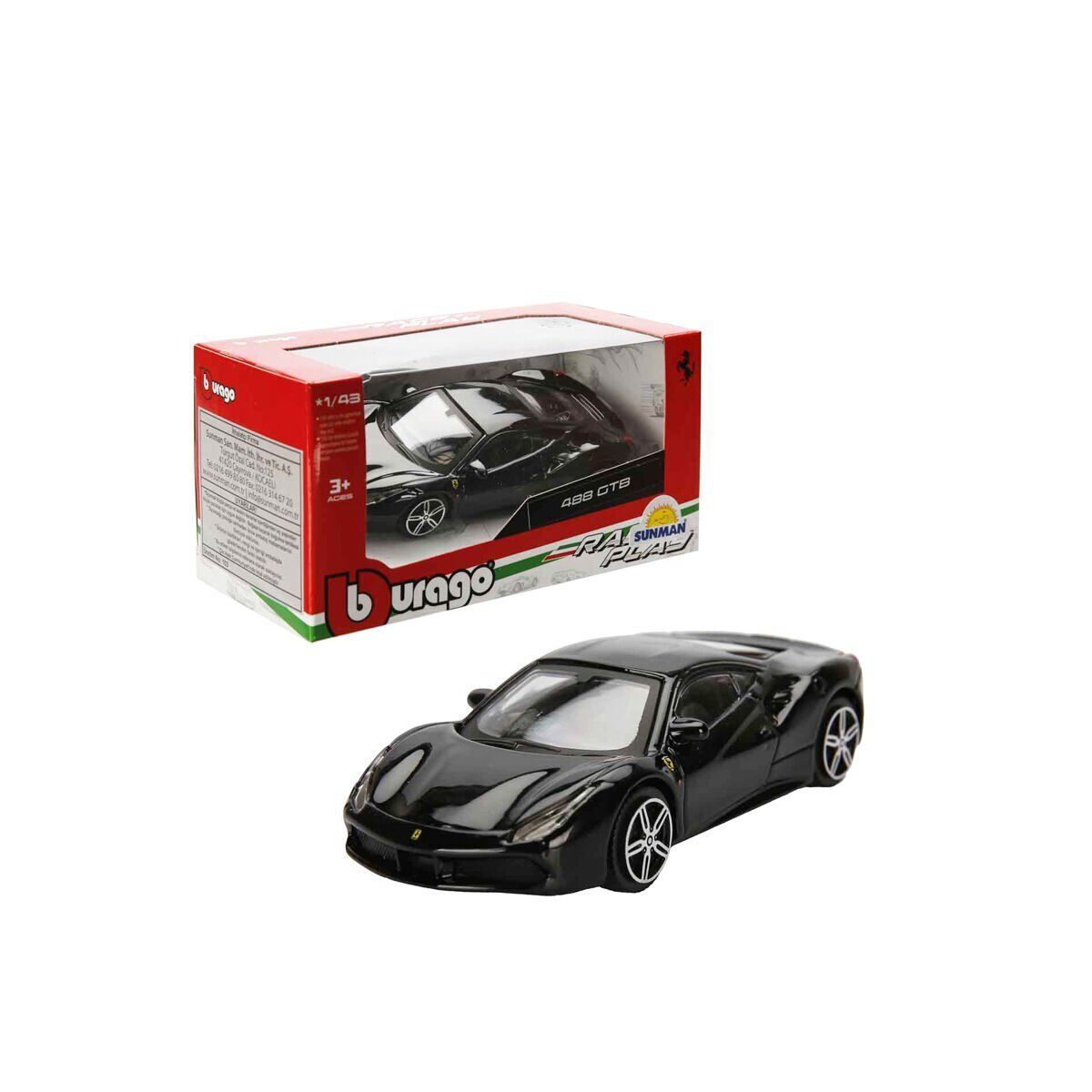 36000 Burago Race Play 1:43 Model Arabalar -Sunman