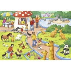 78134 Hayvanat Bahçesi 2x24 parça Ravensburger Puzzle