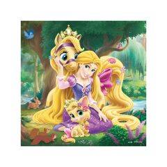 93465 Palace Pets Belle, Cinderella, Rapunzel 3x49 parça Ravensburger Puzzle
