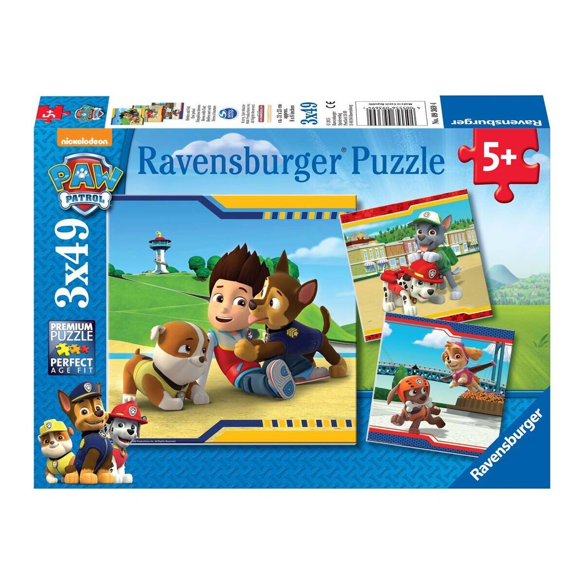 93694 Paw Patrol 3x49 parça Ravensburger Puzzle