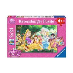 89529 Disney Palace Pets 2x24 parça Ravensburger Puzzle