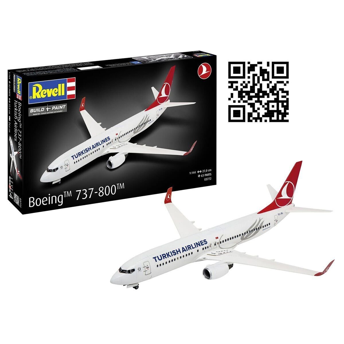 3772 Revell - Turkish Airlines Boeing 737-800 Maket Kiti