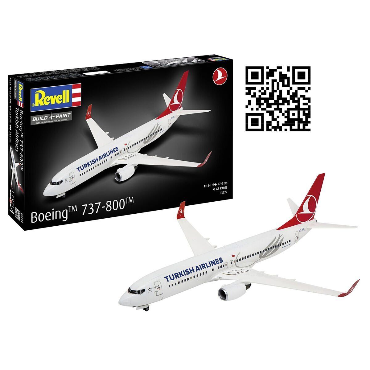 3772 Revell - Turkish Airlines Boeing 737-800 Maket Kiti