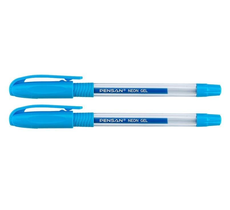 Pensan Mavi Neon Jel Kalem 12li