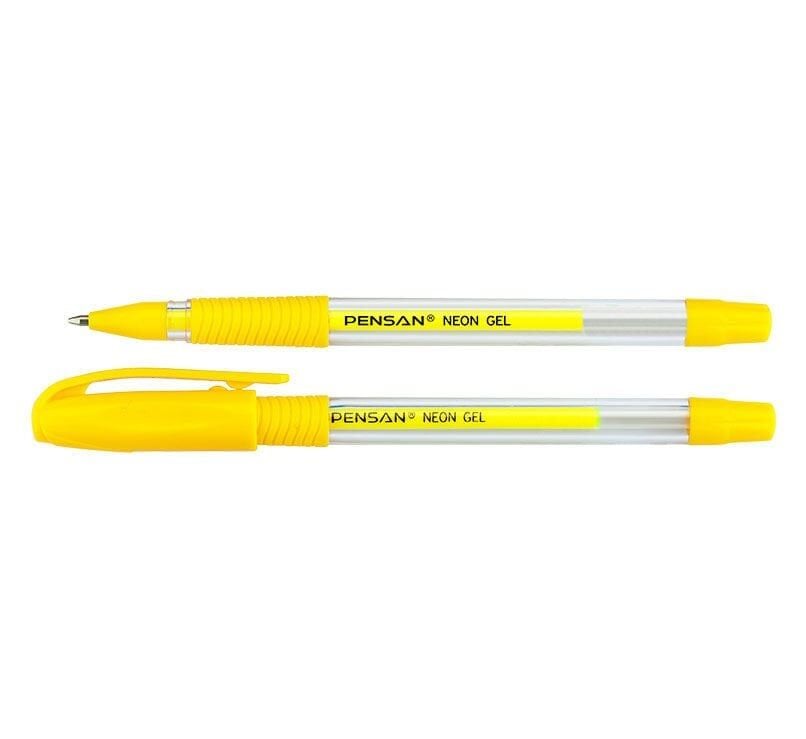 Pensan Sarı Neon Jel Kalem 12li