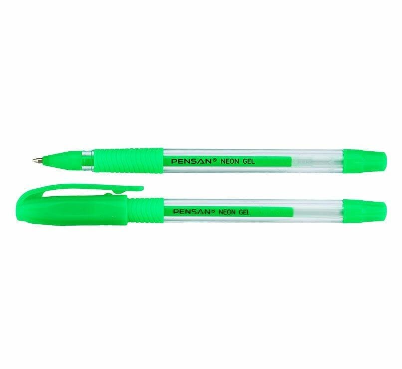 Pensan Yeşil Neon Jel Kalem 12li