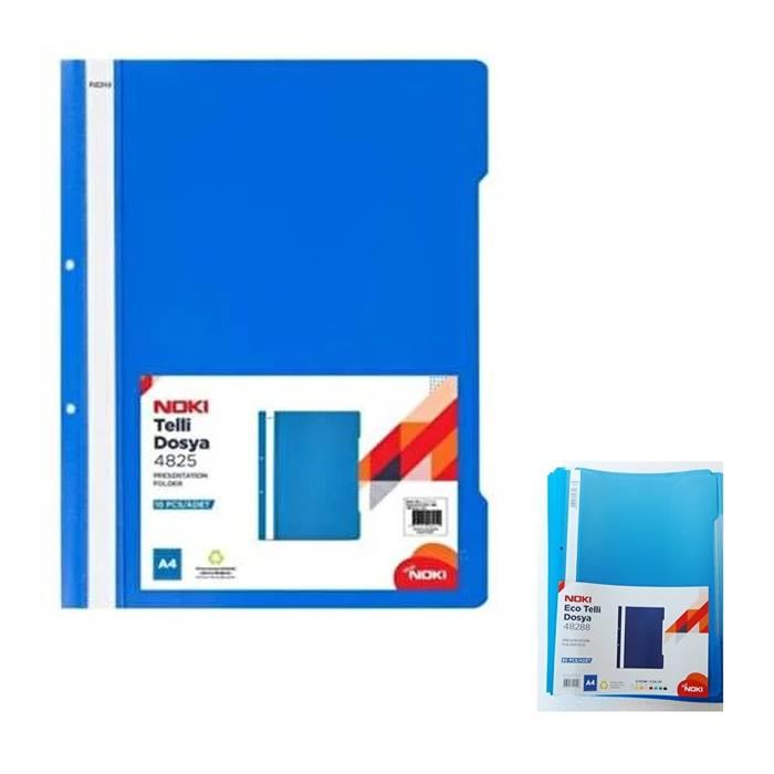 Noki Eco Telli Dosya Mavi 50 Adet
