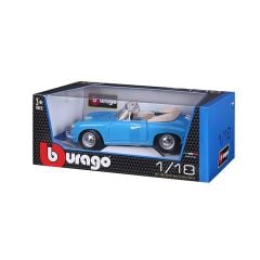 12025 Burago 1:18 Porsche 356B Cabriolet 1961 Model Araba