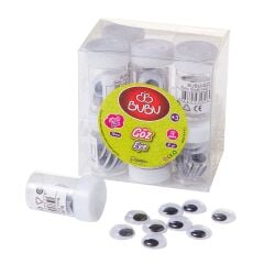 Bubu-Gz0005 Siyah Göz 18 mm 12li