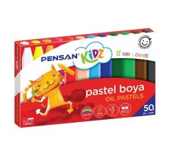 Pensan 12 Renk Pastel Boya