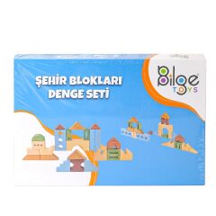 BLG-107A Ahşap Şehir Blok Seti