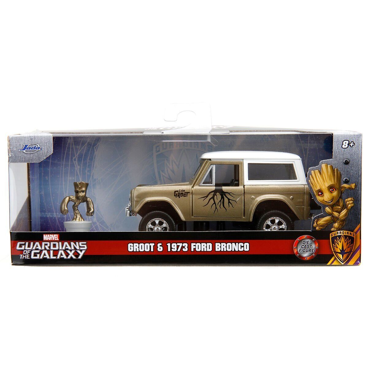 253223018 Jada Marvel Groot 1973 Ford Bronco 1 32